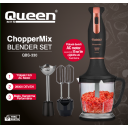 Queen CHOPPERMIX 3'lü Blender Set - Rose